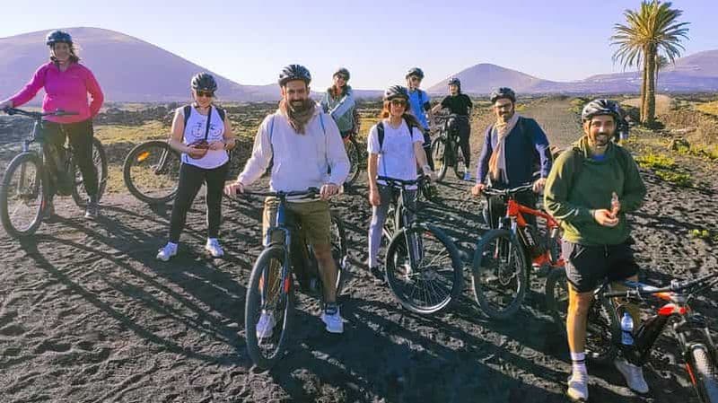 Billet Lanzarote : visite du parc national de Timanfaya en vélo électrique
