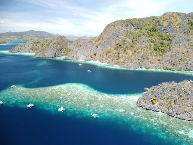 Billet Coron : circuit sur l'île B avec plongée avec tuba et aventures dans le lagon