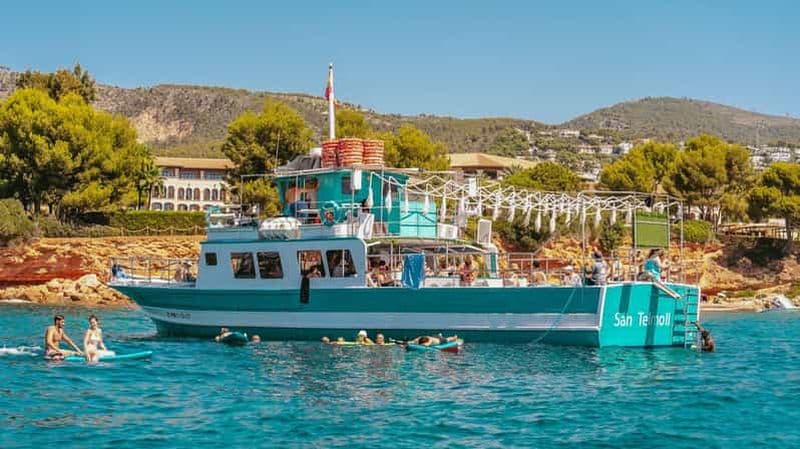 Billet Palma : excursion en bateau à Punta Negra et Ses Illetes avec musique live
