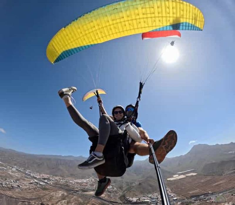 Billet Costa Adeje : Expérience de parapente en tandem avec prise en charge à l'hôtel
