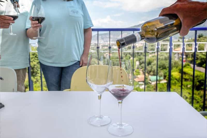 Billet 5 dégustations de vins et de produits typiques sur la côte de Sorrente