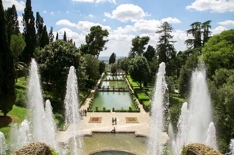 Billet Depuis Rome : Visite de la Villa d'Este et de la Villa d'Hadrien à Tivoli