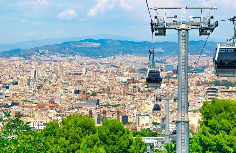 Billet Barcelone : Billet pour le téléphérique de Montjuïc avec audioguide