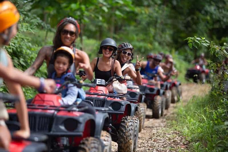 Billet Phuket : Circuit en quad et aventure en tyrolienne au point de vue du Grand Bouddha