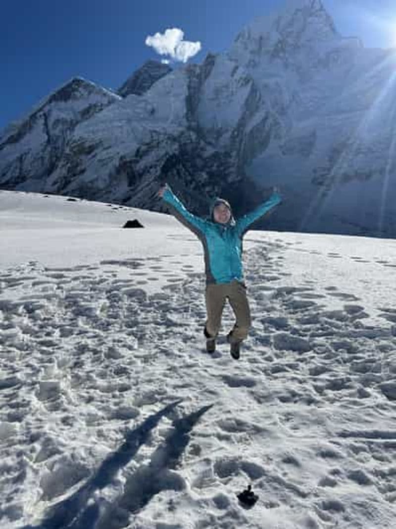 Billet Atterrissage en hélicoptère au camp de base de l'Everest, Kalapather