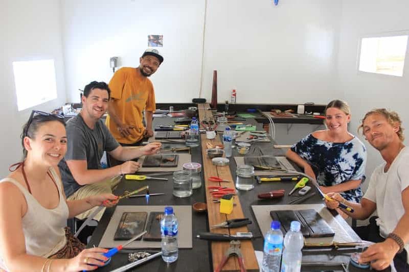 Billet Gili Air : cours de fabrication de bijoux en argent kaktus