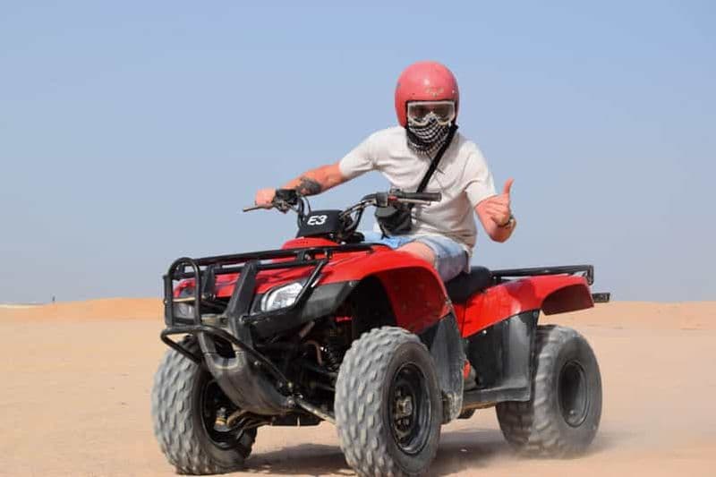 Billet Hurghada : Aventure en quad et buggy dans le désert avec transfert