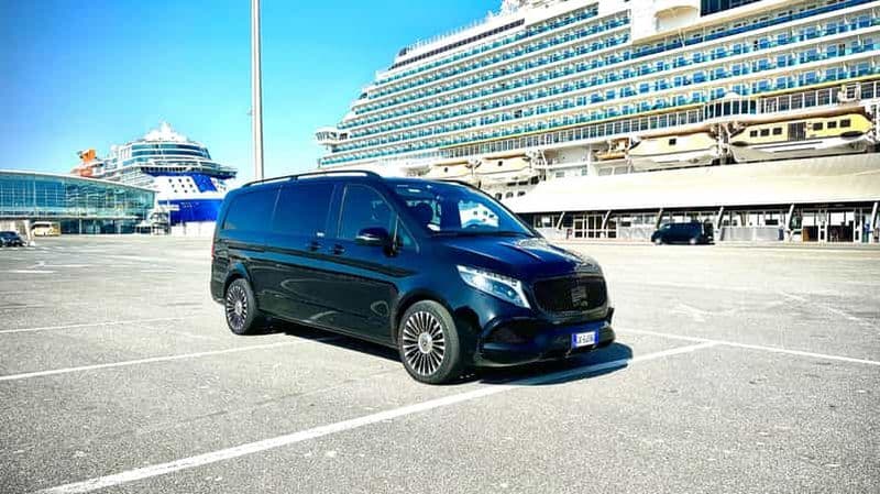 Billet Taxi du port Civitavecchia Cruise au centre ville de Rome