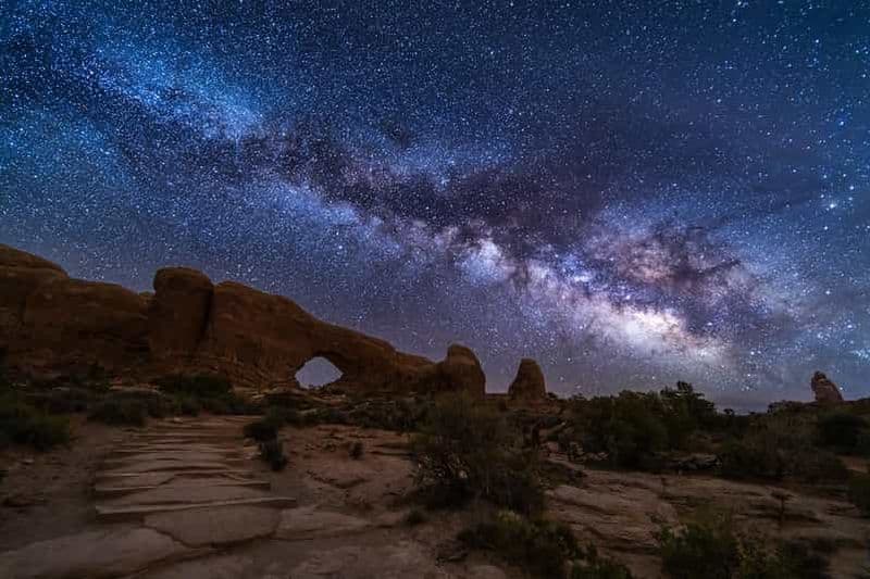 Billet Moab : Parc national des Arches : Photographie de nuit et de coucher de soleil