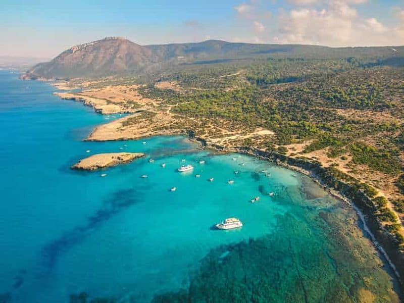 Billet Au départ de Paphos : excursion d'une journée à la lagune bleue et aux bains d'Aphrodite