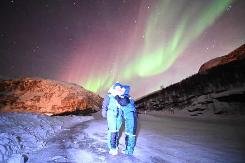 Billet Tromsø : excursion pour observer les aurores boréales avec photos et collations