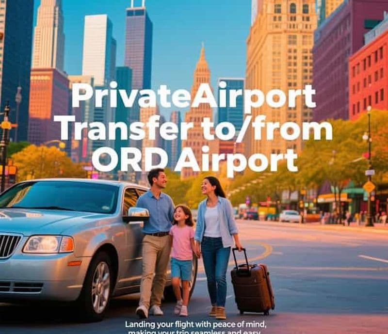 Billet Chicago : transfert aéroport privé depuis/vers l'aéroport ORD
