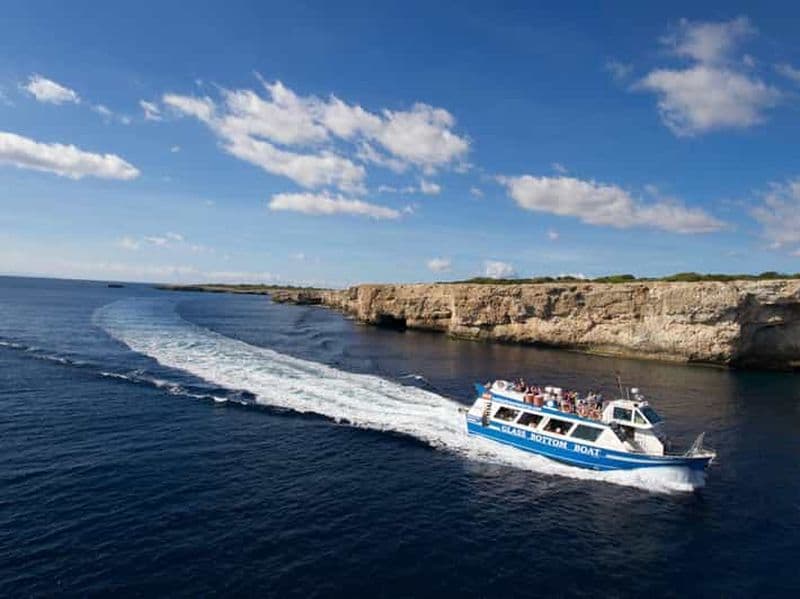 Billet Depuis Cala Galdana : excursion de 2 h en bateau à fond de verre