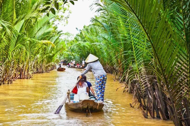 Billet Depuis Hô-Chi-Minh-Ville : excursion dans le delta du Mékong avec trajet en sampan