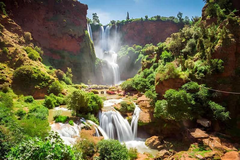 Billet Marrakech : Excursion aux cascades d'Ouzoud avec option randonnée et bateau