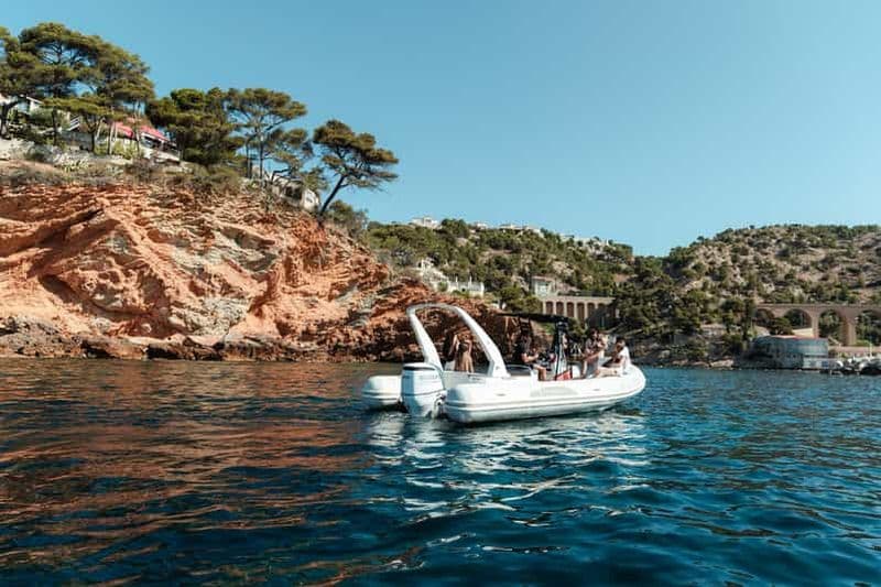 Billet Marseille : sortie en bateau dans les calanques de la Côte Bleue