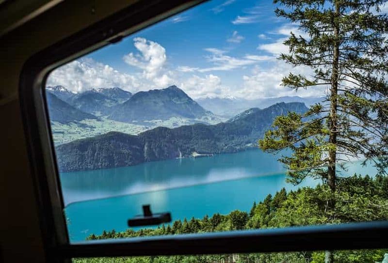 Billet Lucerne : Excursion au Mont Rigi avec croisière, téléphérique et train