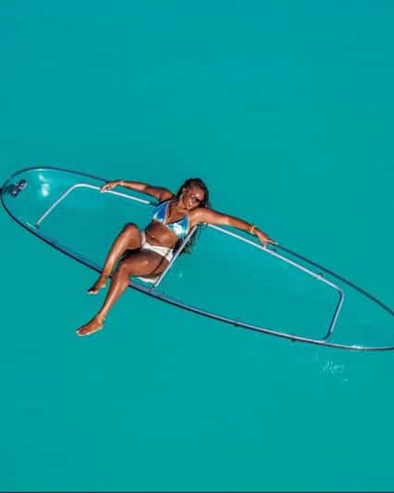 Billet Expérience de kayak transparent à la plage de Kendwa