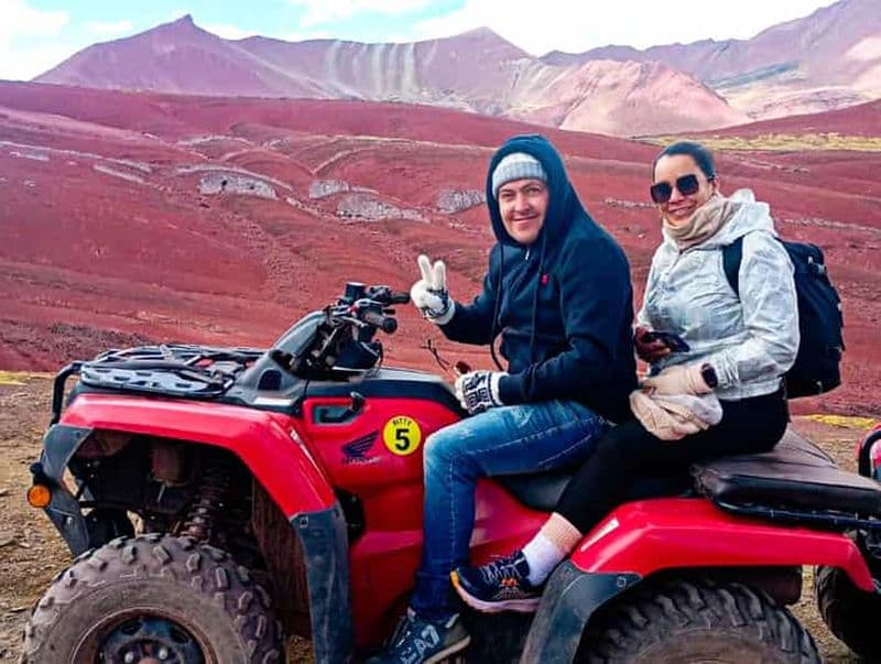 Billet Depuis Cusco : excursion dans la vallée rouge et à la montagne arc-en-ciel en quad