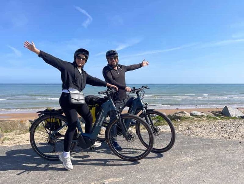 Billet Omaha Beach : visite guidée en vélo électrique