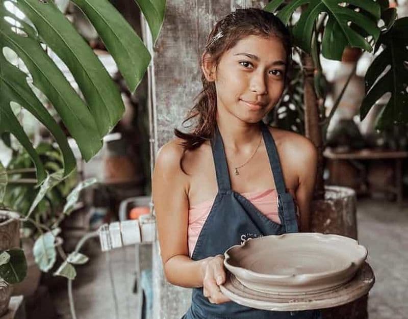 Billet Ubud : expérience de cours de poterie sur tour