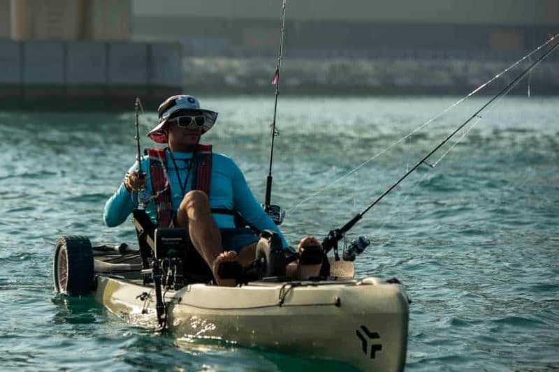 Billet Dubaï : Palm Jumeirah Kayak Fishing visite privée