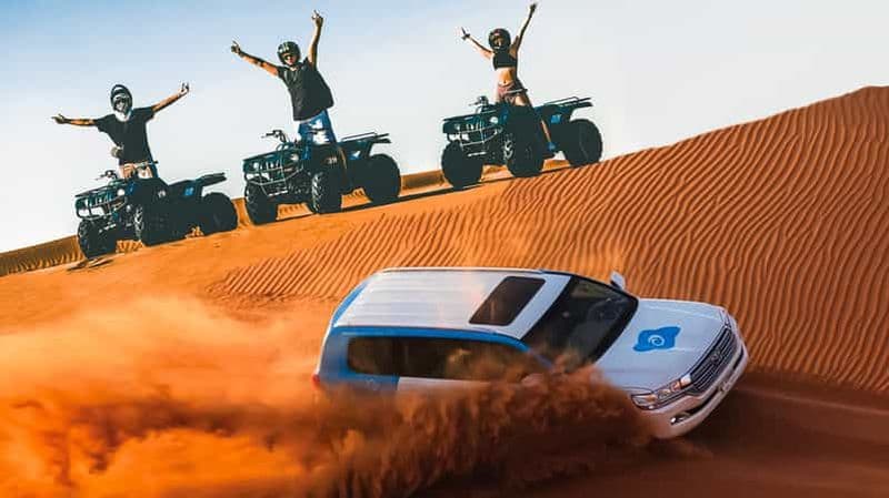 Billet Dubaï : Safari dans le désert, quad, balade à dos de chameau et camp Al Khayma