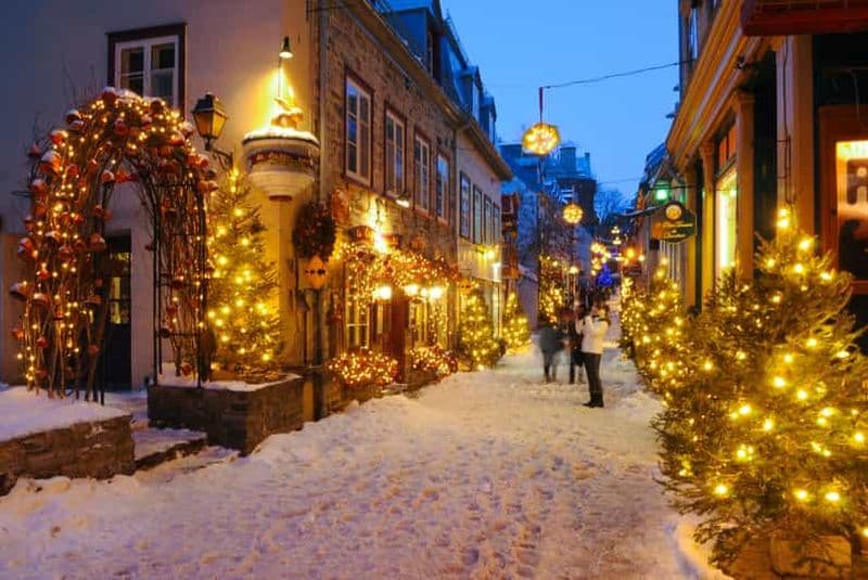 Billet Québec : visite à pied « La magie de Noël dans le Vieux-Québec »