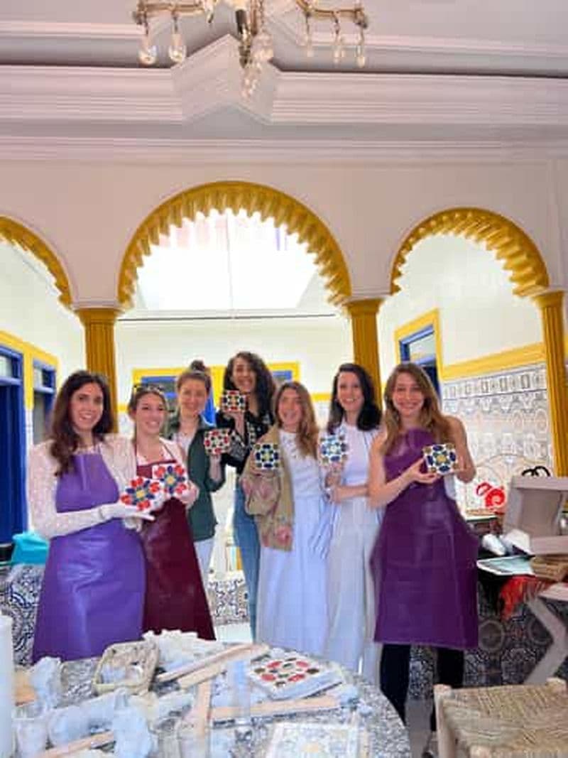 Billet Marrakech : créez votre propre chef-d'œuvre de mosaïque marocaine en zellige