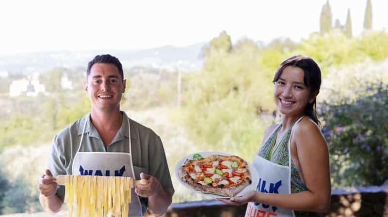 Billet Florence : cours de pizza ou de pâtes avec glace dans une ferme toscane