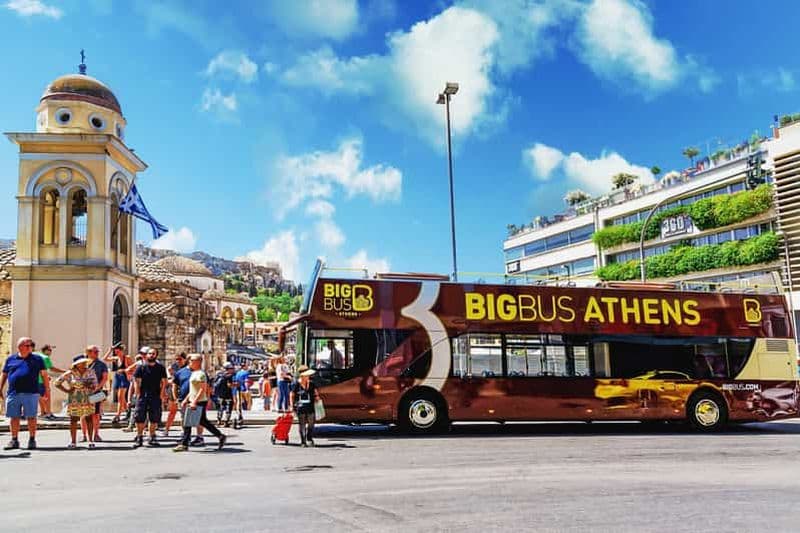 Billet Athènes : visite en bus à impériale avec arrêts libres