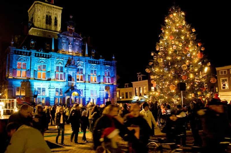 Billet Delft : Promenade de Noël avec Oliebollen et Glühwein