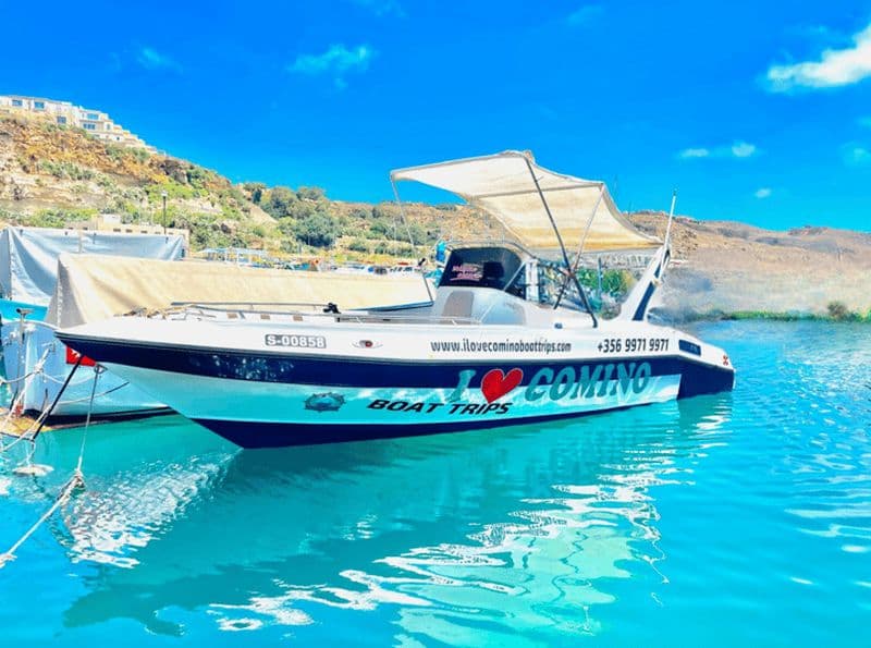 Billet Depuis Malte/Gozo : Comino et Crystal Lagoon - Excursion en bateau privé