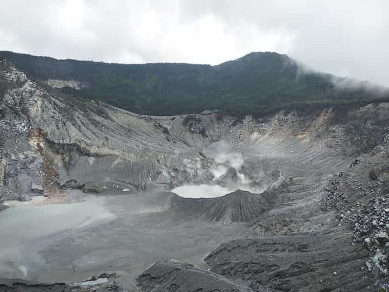 Billet Jakarta : volcan, sources chaudes, usine de thé, rizières et café