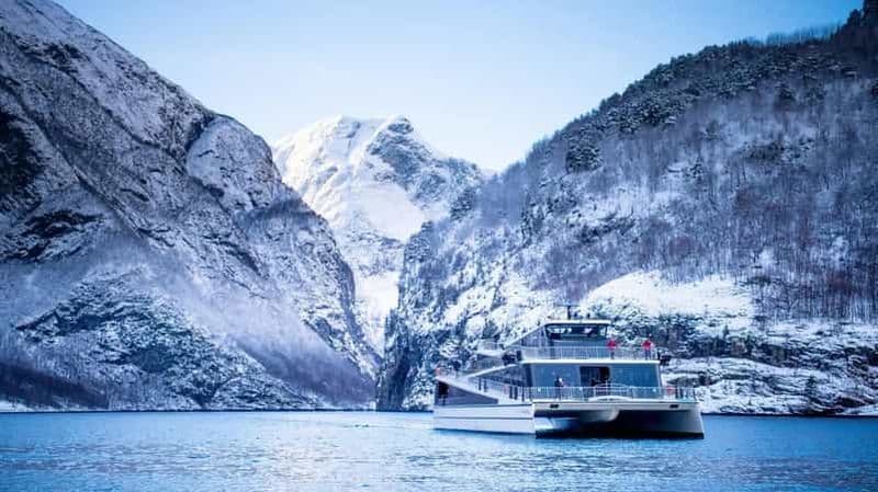 Billet Bergen Day Winter Tour: Nærøyfjord Cruise, Flåm & Stegastein