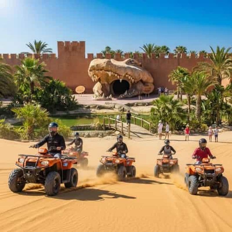 Billet Agadir : safari en quad avec Crocoparc en option