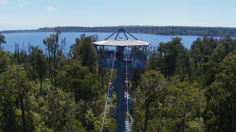 Billet Hokitika : Tour de tyrolienne et marche dans les arbres de la côte ouest