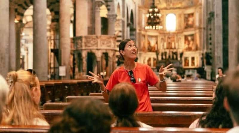 Billet Pise : Visite guidée de la cathédrale et billet optionnel pour la tour penchée