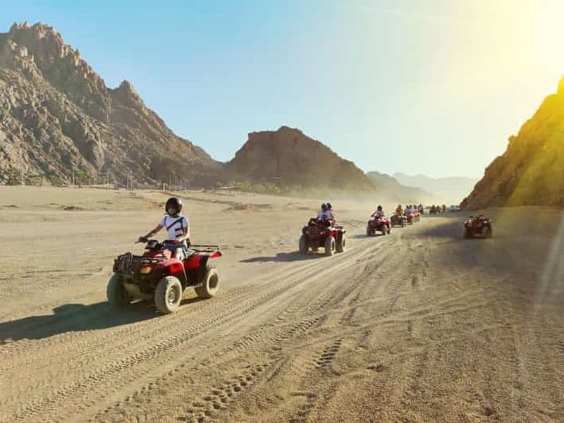 Billet Sharm : Safari en quad, parapente, tour en bateau à fond de verre avec déjeuner