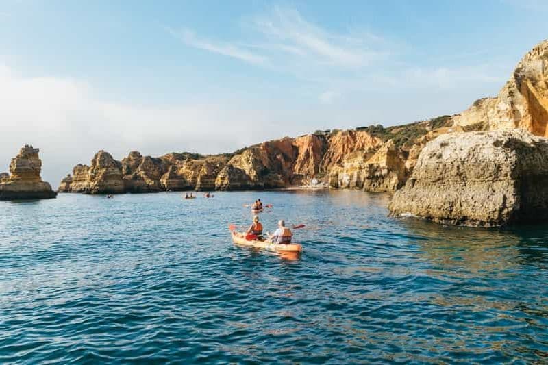 Billet Au départ de Lagos : explorez les grottes marines de Ponta da Piedade en kayak