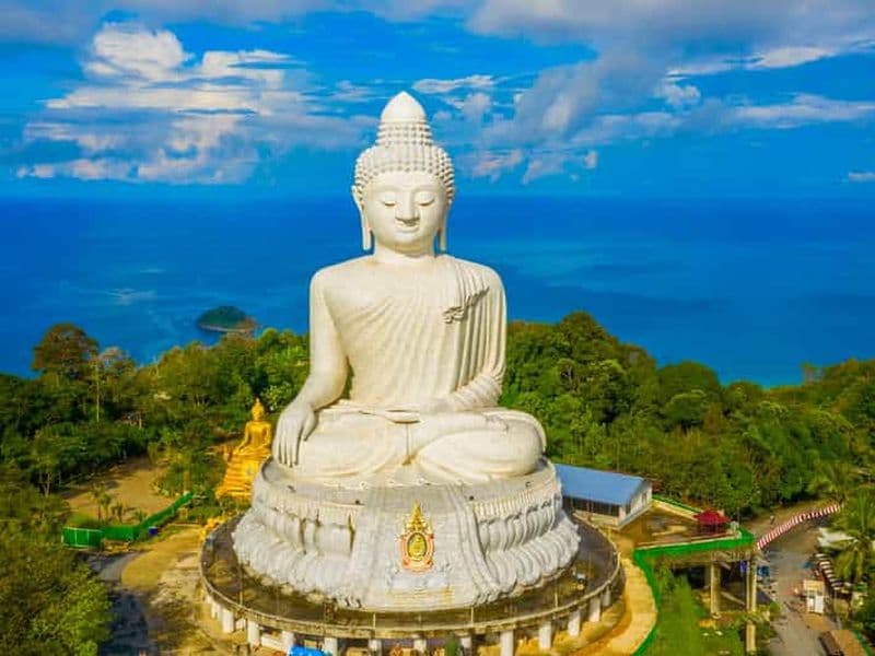 Billet Phuket : visite guidée du Grand Bouddha, de Wat Chalong et de la vieille ville