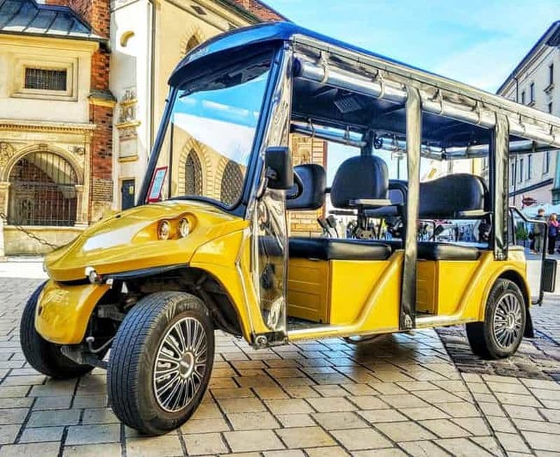 Billet Cracovie : Visite touristique de la vieille ville en voiturette de golf électrique