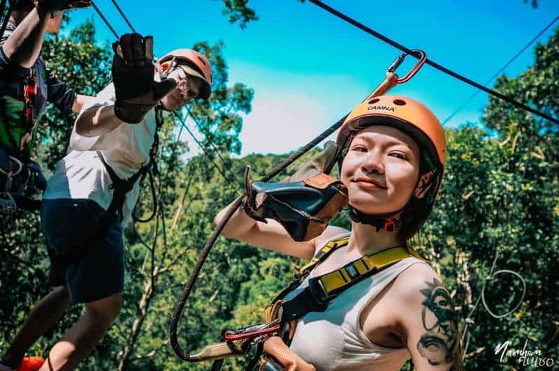 Billet Samui Zipline FLY & Fun Tree Bridge Jungle Cafe & Waterfall