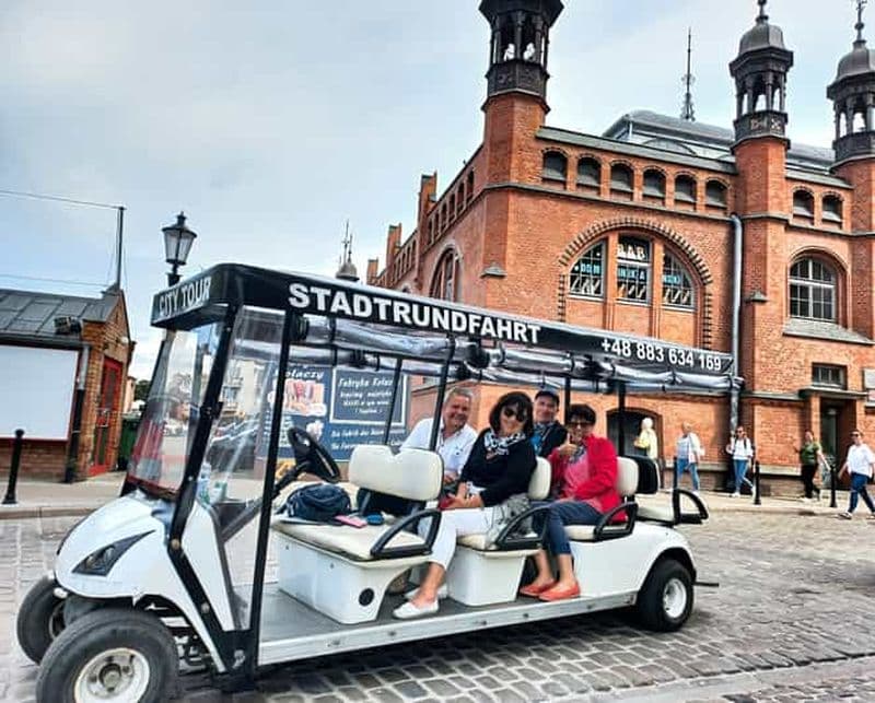 Billet Gdansk : visite guidée en direct en voiturette de golf/buggy touristique