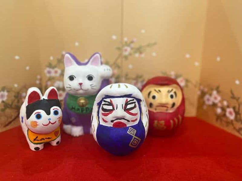 Billet Kyoto : Atelier de peinture et d'artisanat "Daruma" : créez votre propre "Daruma" !