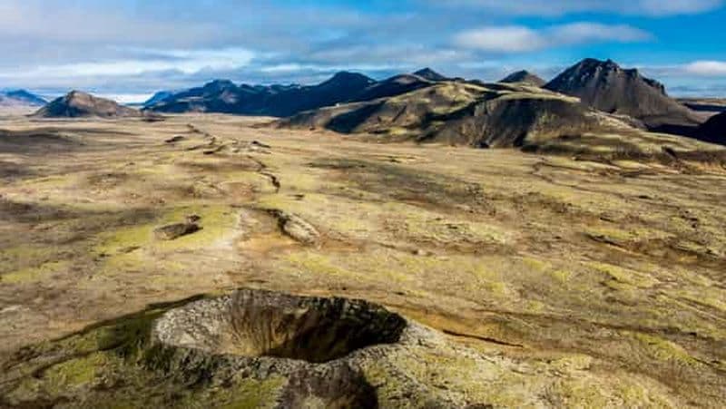 Billet Reykjavik : survol des cratères volcaniques en hélicoptère