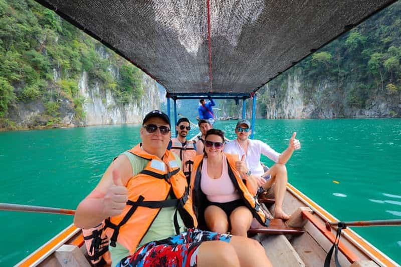 Billet Depuis Phuket : Excursion privée d'une journée dans le parc national de Khao Sok