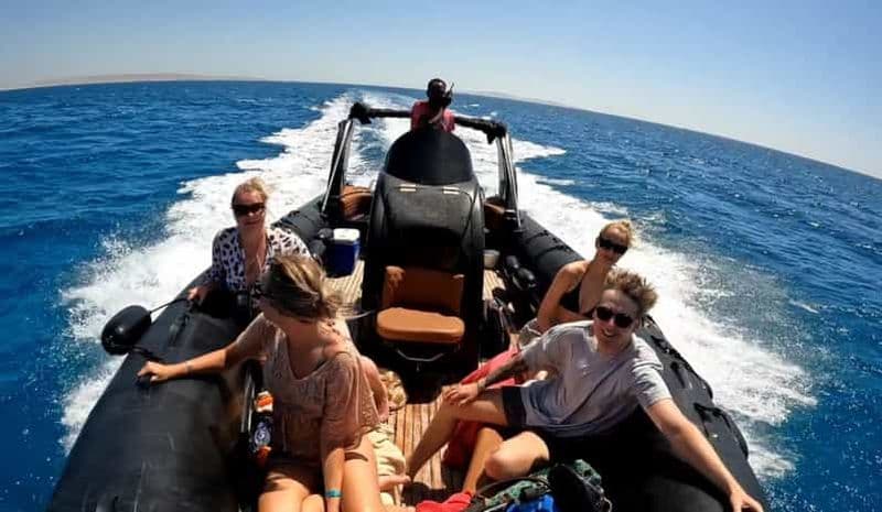 Billet Hurghada : Bateau rapide privé vers la maison des dauphins avec prise en charge.