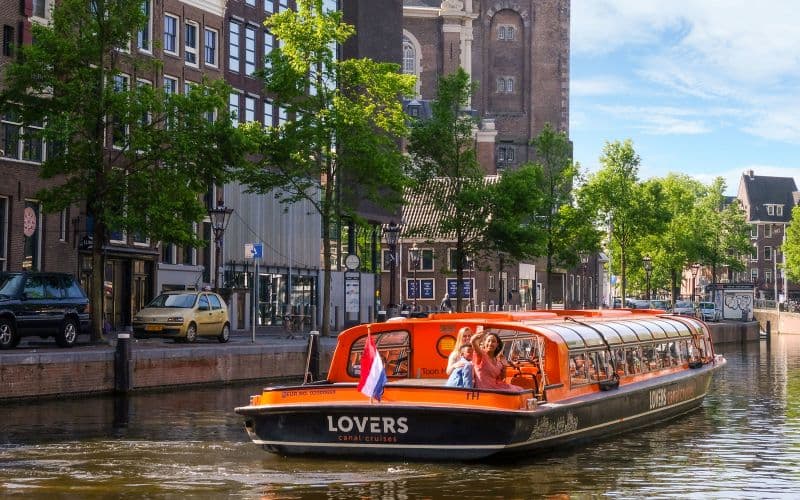 Billet Amsterdam : Croisière touristique d'une heure sur les canaux
