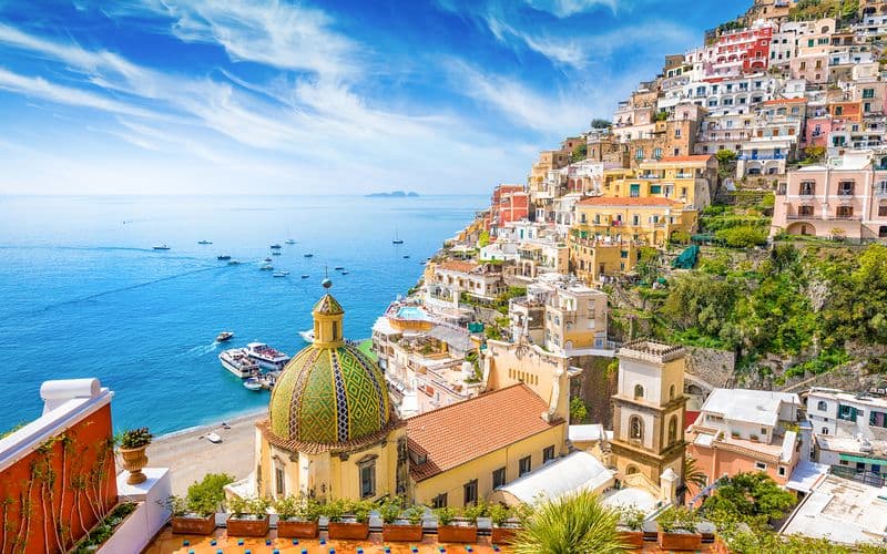 Billet De Naples/Pompéi : Positano, Amalfi et Ravello (visite guidée)